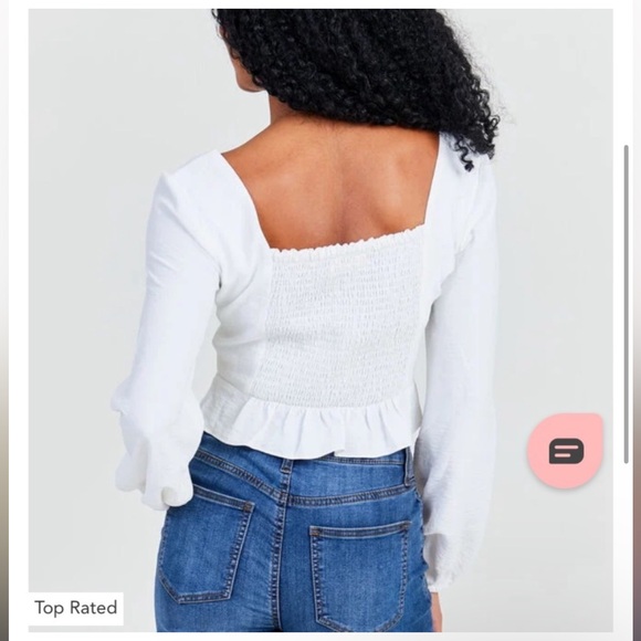 Altar'd State Peplum Blouse - Picture 2 of 8